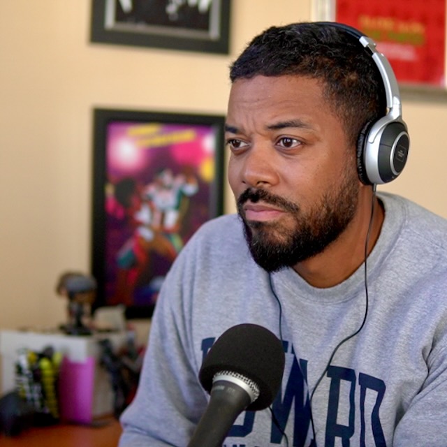 Recording The Black Futurist podcast